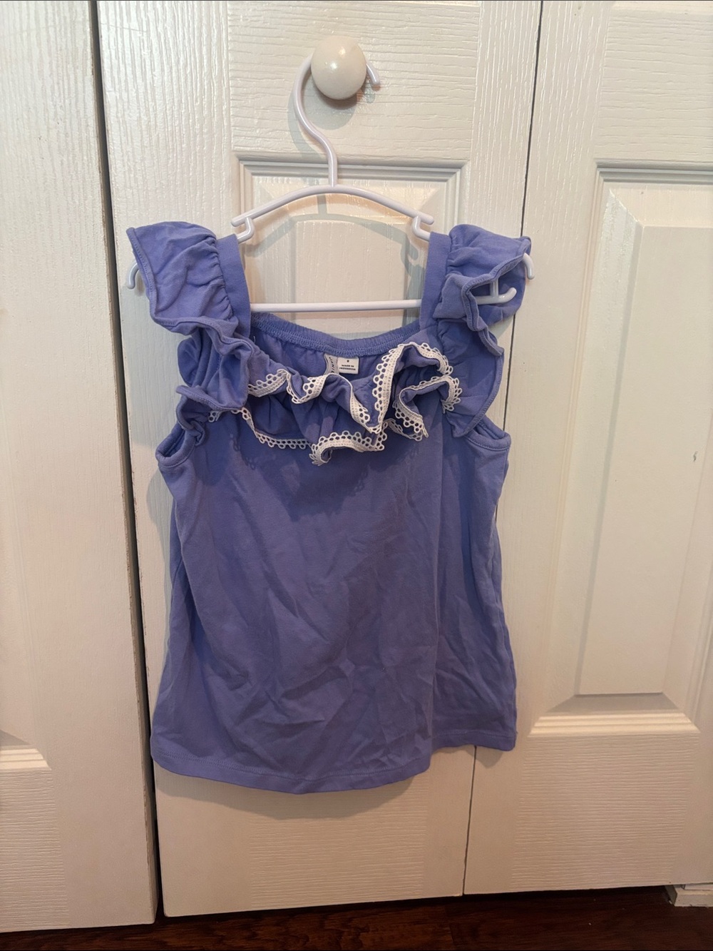 Janie and Jack Lavender Ruffle Tank Top